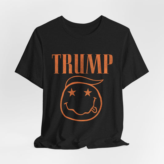 TRUMP Smiley Tee - Orange - Unisex